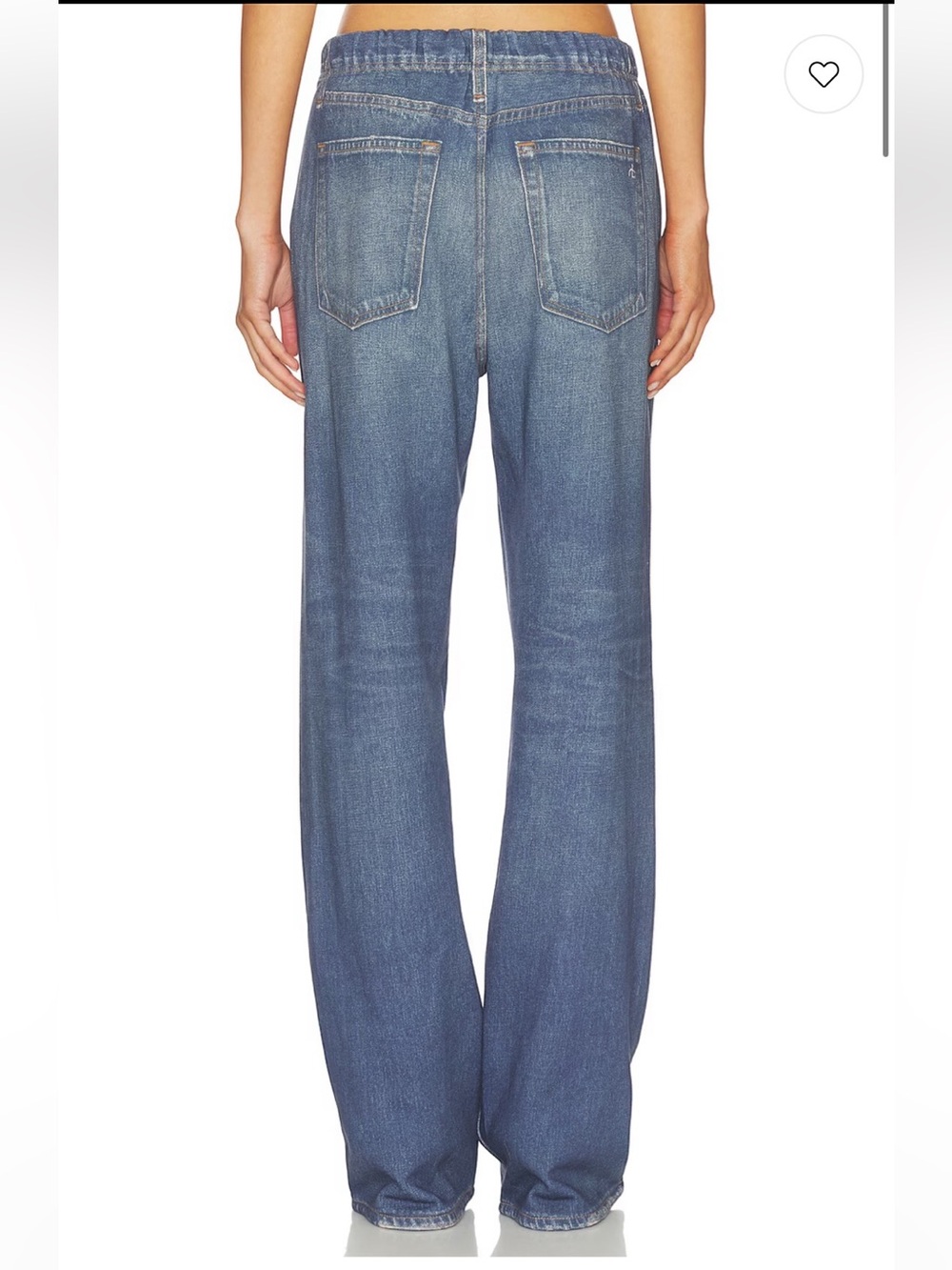 Rag & Bone Miramar Fleece Pull On Wide Leg Anderson Print Jean Sweats Pants XS. - Picture 5 of 10